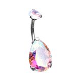 Internally Threaded Theia Gem Navel Ring