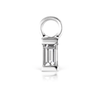 3mm Diamond Baguette Charm by Maria Tash in White Gold.