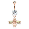 She Bee Belly Dangle with Rose Gold Plating