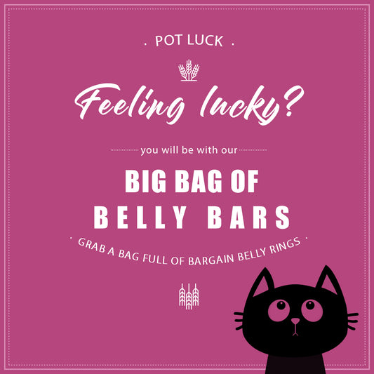 The Big BAG of POTLUCK !! - Mixed. Navel Rings Australia.