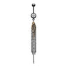 Descent of Angels Belly Dangle - Dangling Belly Ring. Navel Rings Australia.