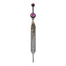 Descent of Angels Belly Dangle - Dangling Belly Ring. Navel Rings Australia.