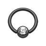 Blackline Titanium Captive Bead Belly Rings - Captive Belly Ring. Navel Rings Australia.