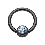 Blackline Titanium Captive Bead Belly Rings - Captive Belly Ring. Navel Rings Australia.