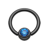 Blackline Titanium Captive Bead Belly Rings - Captive Belly Ring. Navel Rings Australia.