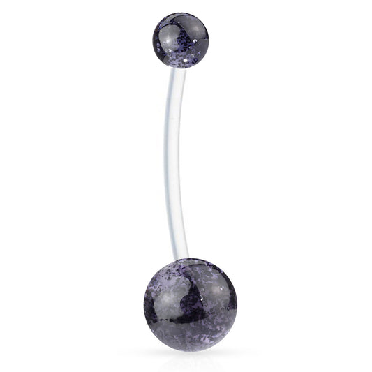 Glitter Babe Pregnancy Belly Ring - Maternity Belly Ring. Navel Rings Australia.