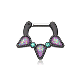 Nevada Opal Trident Septum Ring
