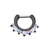 Midnight Alexis Opal Septum Clicker