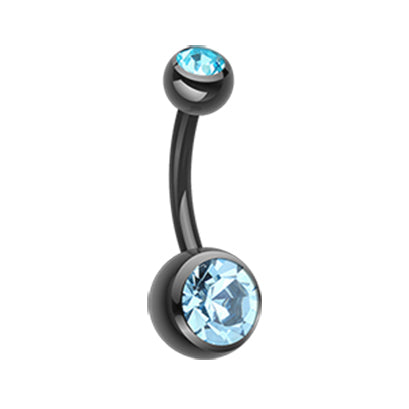 Midnight Candy Classique Belly Bars - Basic Curved Barbell. Navel Rings Australia.