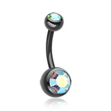 Midnight Candy Classique Belly Bars - Basic Curved Barbell. Navel Rings Australia.