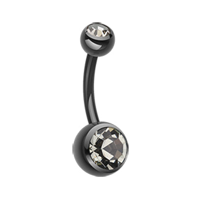 Midnight Candy Classique Belly Bars - Basic Curved Barbell. Navel Rings Australia.