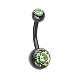 Midnight Candy Classique Belly Bars - Basic Curved Barbell. Navel Rings Australia.
