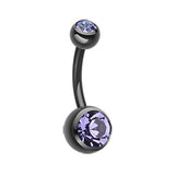 Midnight Candy Classique Belly Bars - Basic Curved Barbell. Navel Rings Australia.
