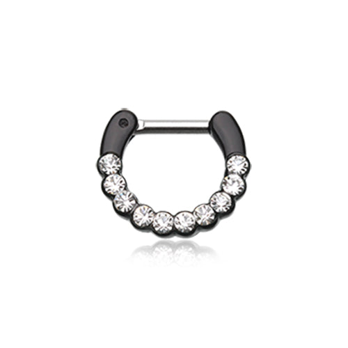 Luizi Septum Clicker in Titanium - Septum. Navel Rings Australia.
