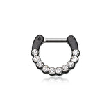 Luizi Septum Clicker in Titanium - Septum. Navel Rings Australia.
