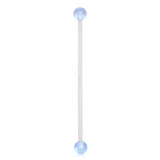 Mumma's Ultra Long Pastel Preggy Belly Bar - Maternity Belly Ring. Navel Rings Australia.