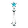 Shoot for the Stars Belly Bar - Reverse Top Down Belly Ring. Navel Rings Australia.