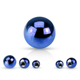 14g Titanium Plated Replacement Balls - Replacement Ball. Navel Rings Australia.