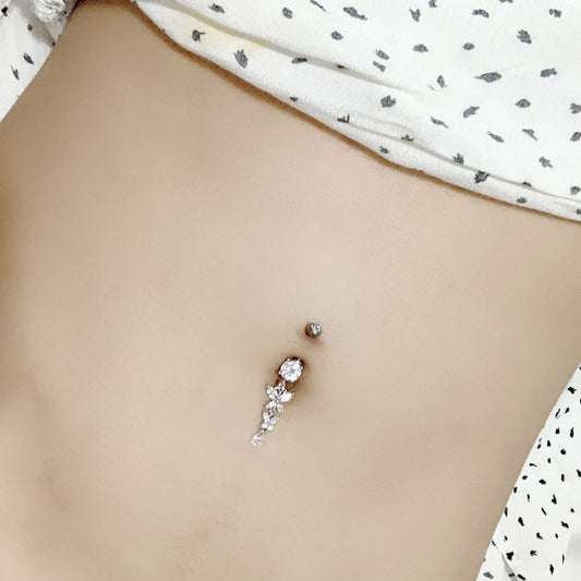 Pieridae Butterfly Belly Ring - Dangling Belly Ring. Navel Rings Australia.