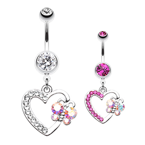 Butterfly Romance Belly Button Ring - Dangling Belly Ring. Navel Rings Australia.