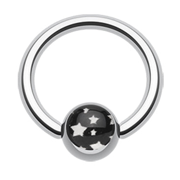 Star Galaxy Captive Belly Ring - Captive Belly Ring. Navel Rings Australia.