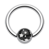 Star Galaxy Captive Belly Ring - Captive Belly Ring. Navel Rings Australia.
