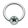 Galactic Star Captive Belly Rings - Captive Belly Ring. Navel Rings Australia.