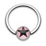 Galactic Star Captive Belly Rings - Captive Belly Ring. Navel Rings Australia.