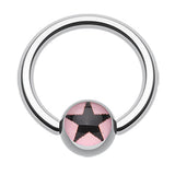 Galactic Star Captive Belly Rings - Captive Belly Ring. Navel Rings Australia.