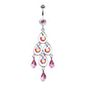 The LaDeDa Belly Chandelier - Dangling Belly Ring. Navel Rings Australia.
