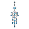 Les Joyaux Chandelier Navel Ring - Dangling Belly Ring. Navel Rings Australia.