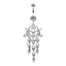 Les Joyaux Chandelier Navel Ring - Dangling Belly Ring. Navel Rings Australia.