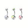 Charlie's Iridescent Stone Belly Rings
