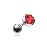 Classic Bezel Stud Earring. Tragus and Cartilage Piercings. - Earring. Navel Rings Australia.