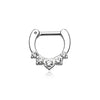 Calvina Prong Gem Septum Clicker