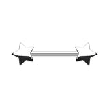 Classic Star Nipple Piercing Ring - Nipple Ring. Navel Rings Australia.