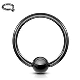 Classic Titanium Captive Bead Belly Rings - Captive Belly Ring. Navel Rings Australia.