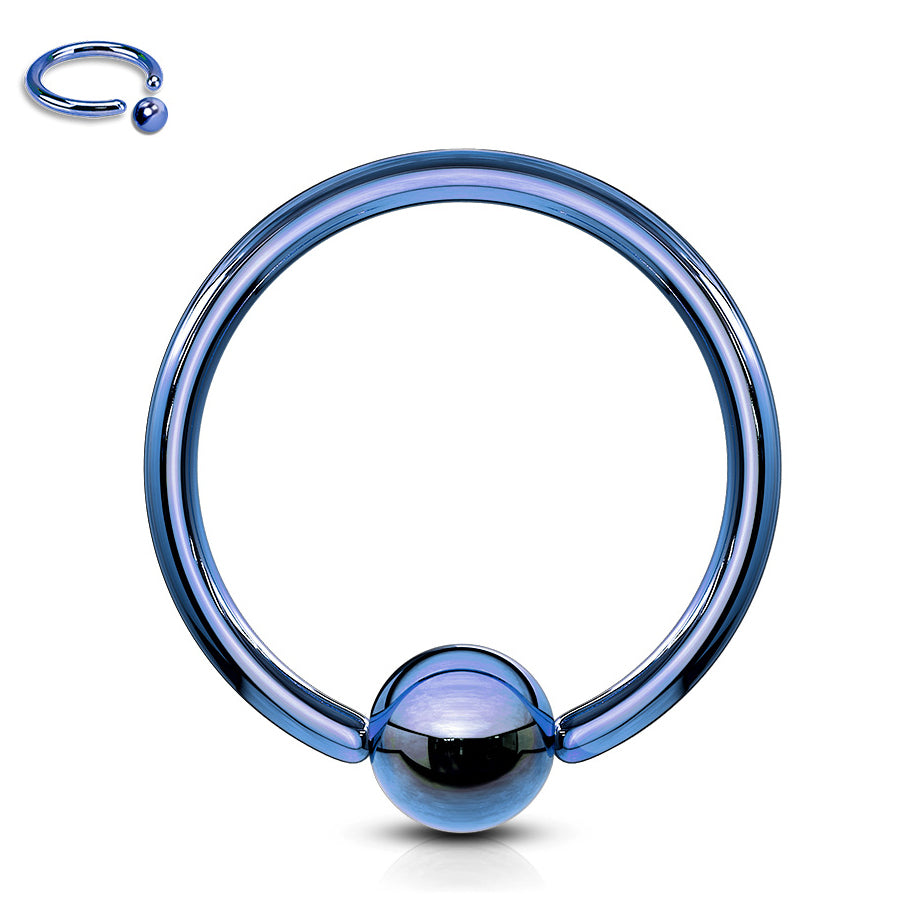 Classic Titanium Captive Bead Belly Rings - Captive Belly Ring. Navel Rings Australia.