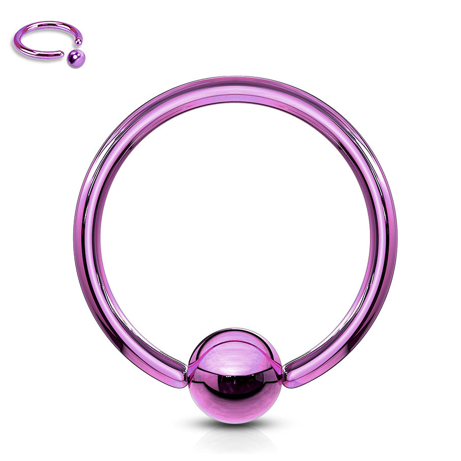 Classic Titanium Captive Bead Belly Rings - Captive Belly Ring. Navel Rings Australia.