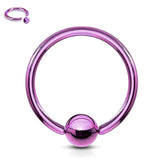 Classic Titanium Captive Bead Belly Rings - Captive Belly Ring. Navel Rings Australia.