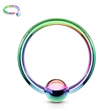 Classic Titanium Captive Bead Belly Rings - Captive Belly Ring. Navel Rings Australia.