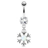 Acintya Tribe Belly Dangle - Dangling Belly Ring. Navel Rings Australia.
