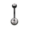 Ultra Comfort Glam Bio Flex Belly Rings - Basic Curved Barbell. Navel Rings Australia.