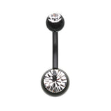 Ultra Comfort Glam Bio Flex Belly Rings - Basic Curved Barbell. Navel Rings Australia.