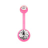 Ultra Comfort Glam Bio Flex Belly Rings - Basic Curved Barbell. Navel Rings Australia.