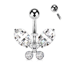 Luxueux Papillon Belly Ring