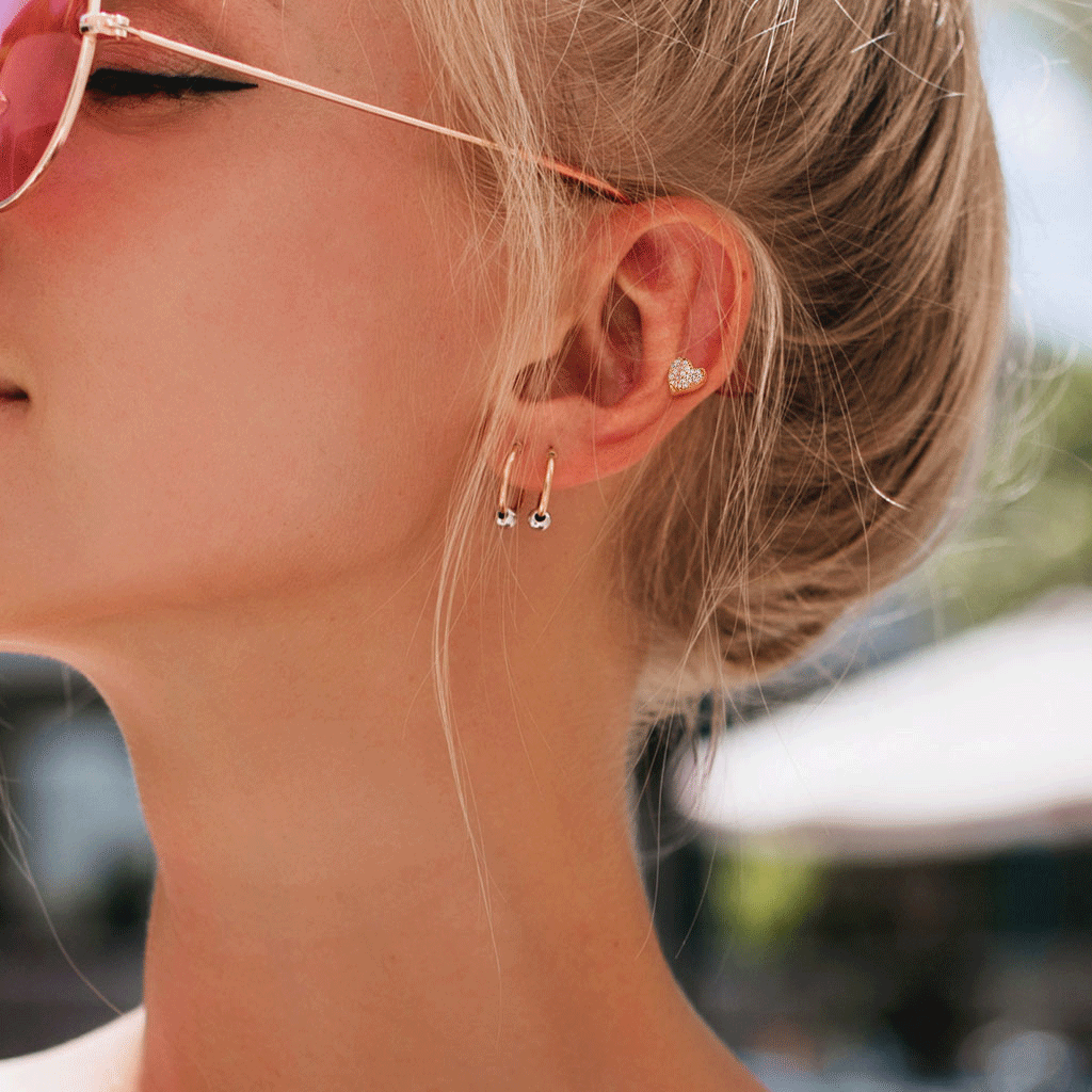 Heart tragus online piercing