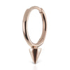 Single Spike Non-Rotating Earring by Maria Tash in Rose Gold