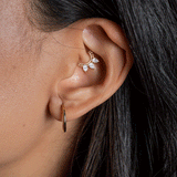 Saoirse Marquise Septum Jewellery with Rose Gold Plating