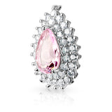 Astrid Pink Belly Dangle - Dangling Belly Ring. Navel Rings Australia.